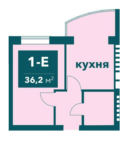 1-комнатная 36.2 м² в ЖК Ибис от 24 500 грн/м², г. Ирпень