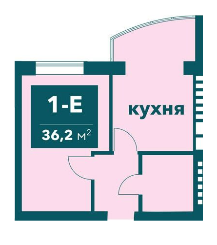 1-кімнатна 36.2 м² в ЖК Ібіс від 24 500 грн/м², м. Ірпінь