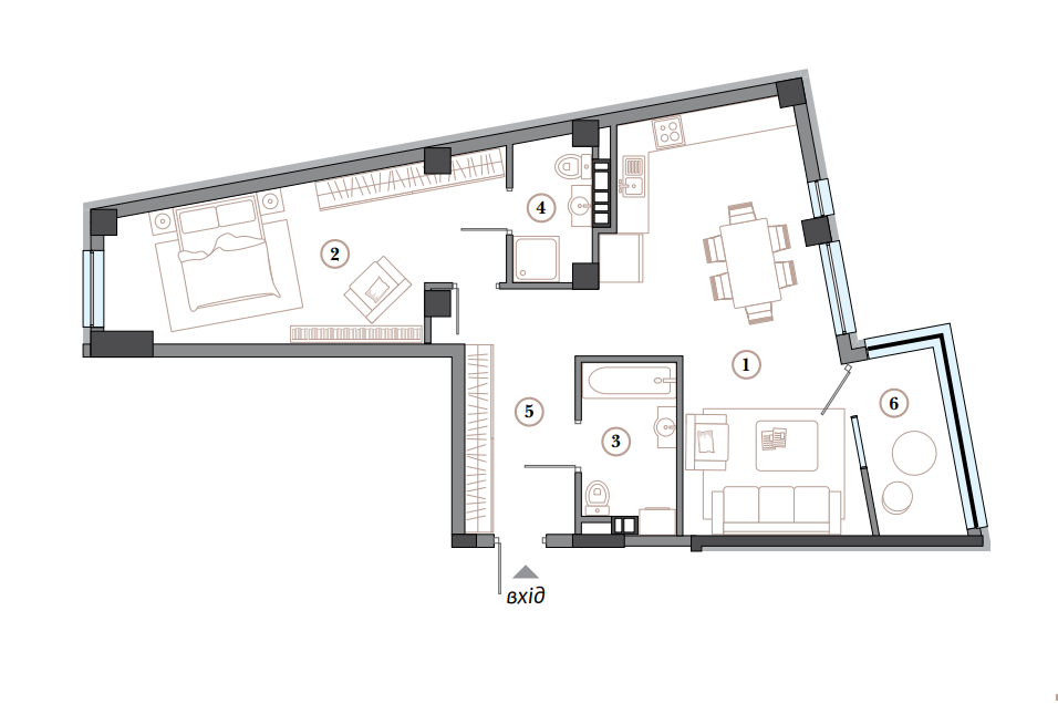 1-кімнатна 77.15 м² в ЖК АРСЕНАЛ House від 100 000 грн/м², Київ