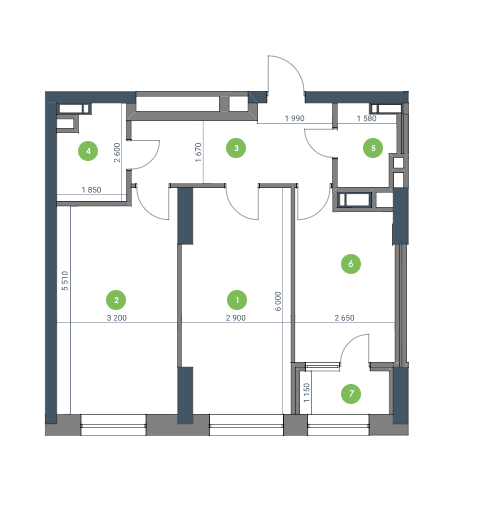 2-комнатная 67.98 м² в ЖК Метрополис от 38 365 грн/м², Киев