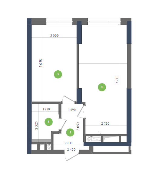 1-комнатная 47.25 м² в ЖК Метрополис от 58 020 грн/м², Киев