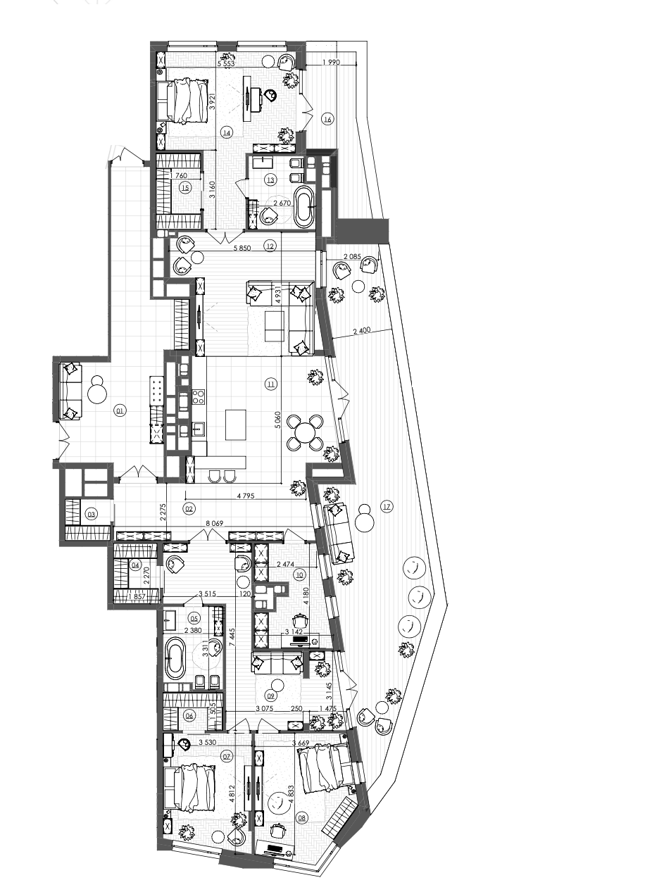 3-комнатная 229.82 м² в ЖК Krauss Gallery от 228 000 грн/м², Киев