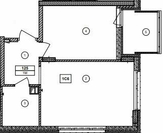 1-кімнатна 36.5 м² в ЖК Файна Таун від 47 560 грн/м², Київ