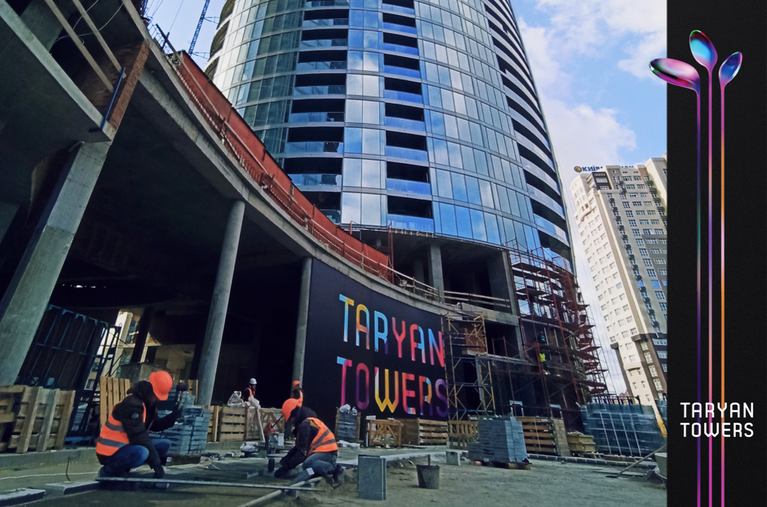 Ход строительства ЖК Taryan Towers, ноя, 2020 год