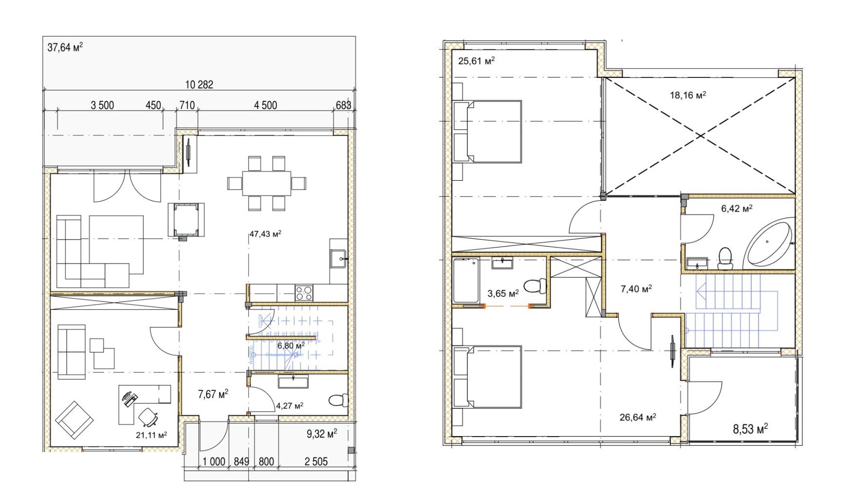 Коттедж 177 м² в КП River Garden от 36 328 грн/м², с. Осещина