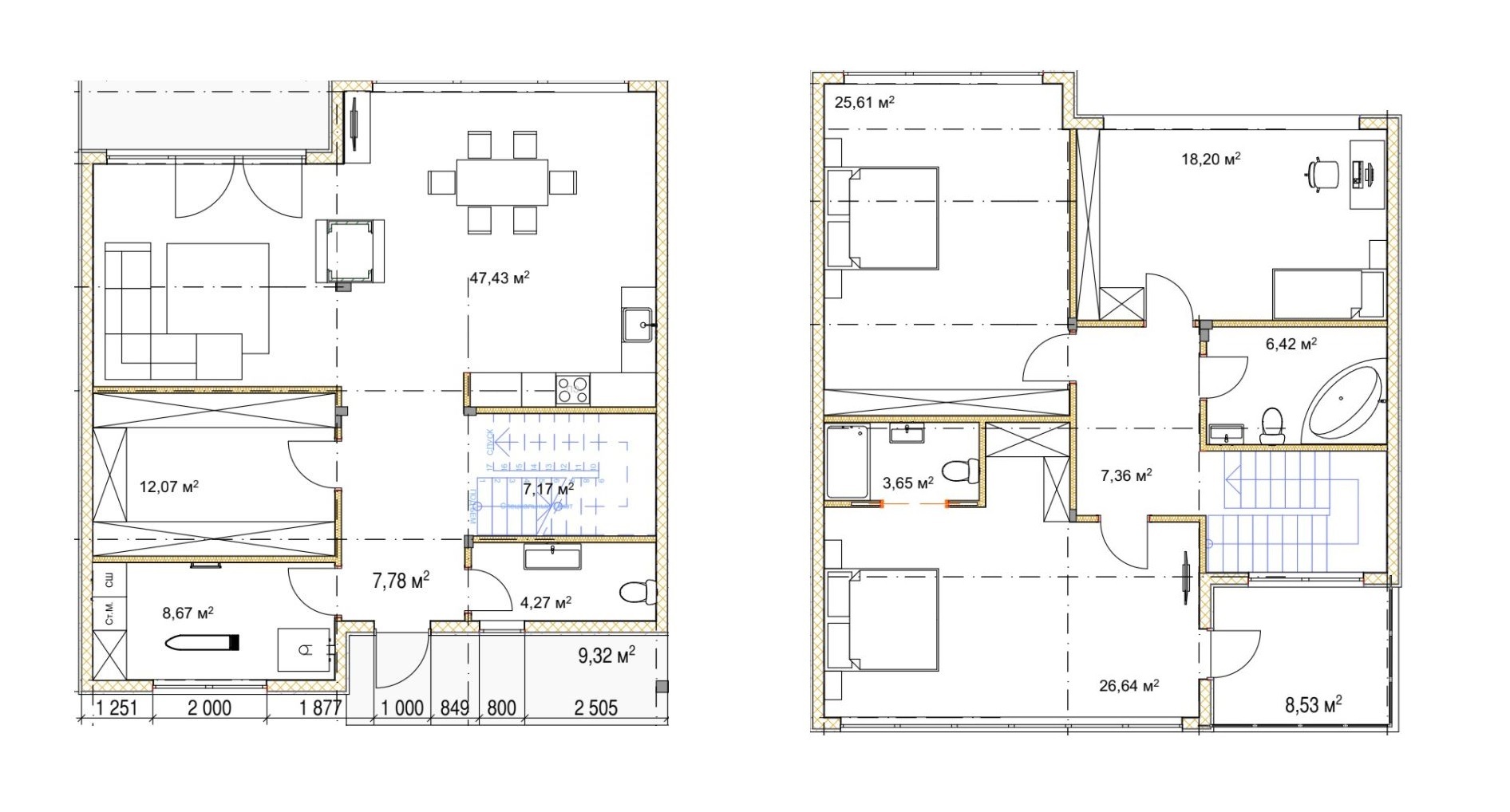 Коттедж 195 м² в КП River Garden от 43 744 грн/м², с. Осещина