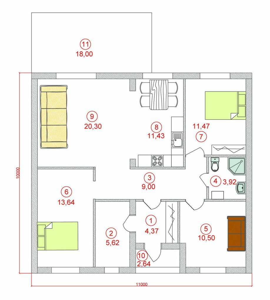 Коттедж 110 м² в КГ Михайловский Хутор от 20 636 грн/м², с. Михайловка-Рубежовка