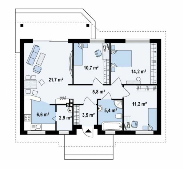 Котедж 82 м² в КМ Михайлівський Хутір від 22 561 грн/м², с. Михайлівка-Рубежівка