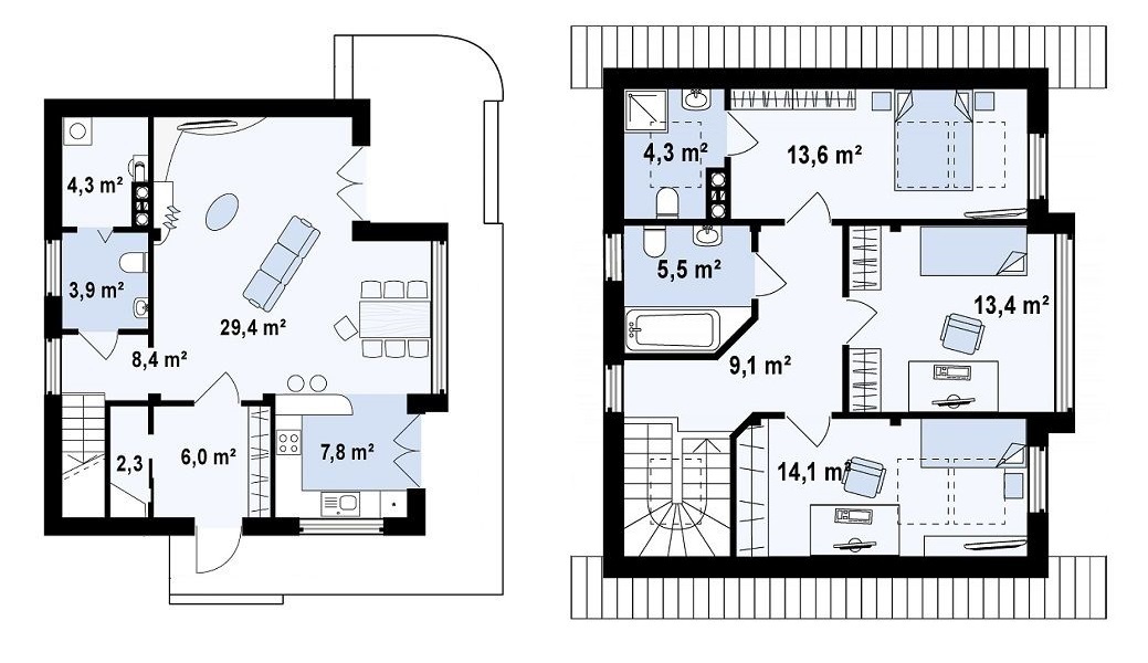 Коттедж 122 м² в КГ Михайловский Хутор от 18 197 грн/м², с. Михайловка-Рубежовка