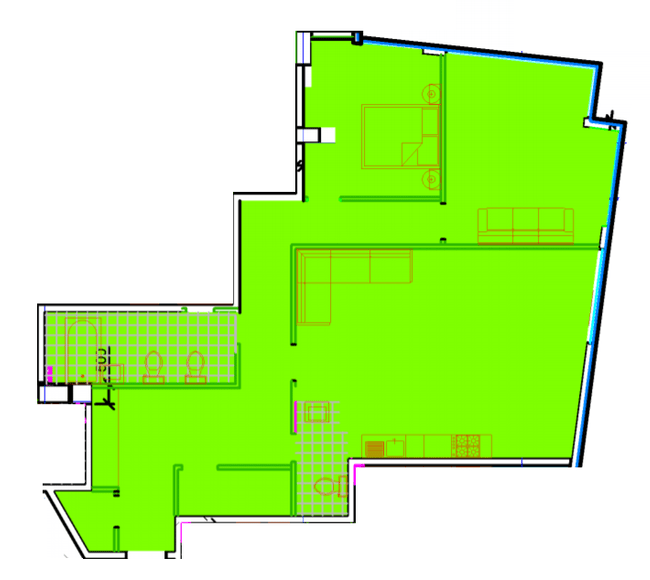 2-комнатная 111.15 м² в ЖК Central Park от 28 500 грн/м², Днепр