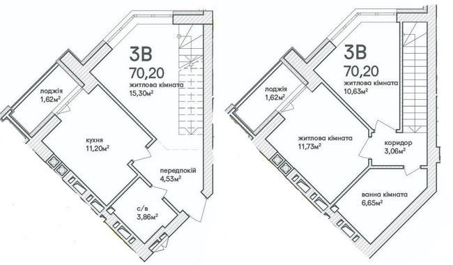 Дворівнева 70.2 м² в ЖК Синергія Сіті (Kvartal Group) від 17 000 грн/м², м. Ірпінь