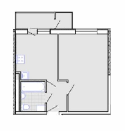 1-комнатная 38.3 м² в ЖК Радужный от 13 900 грн/м², Харьков