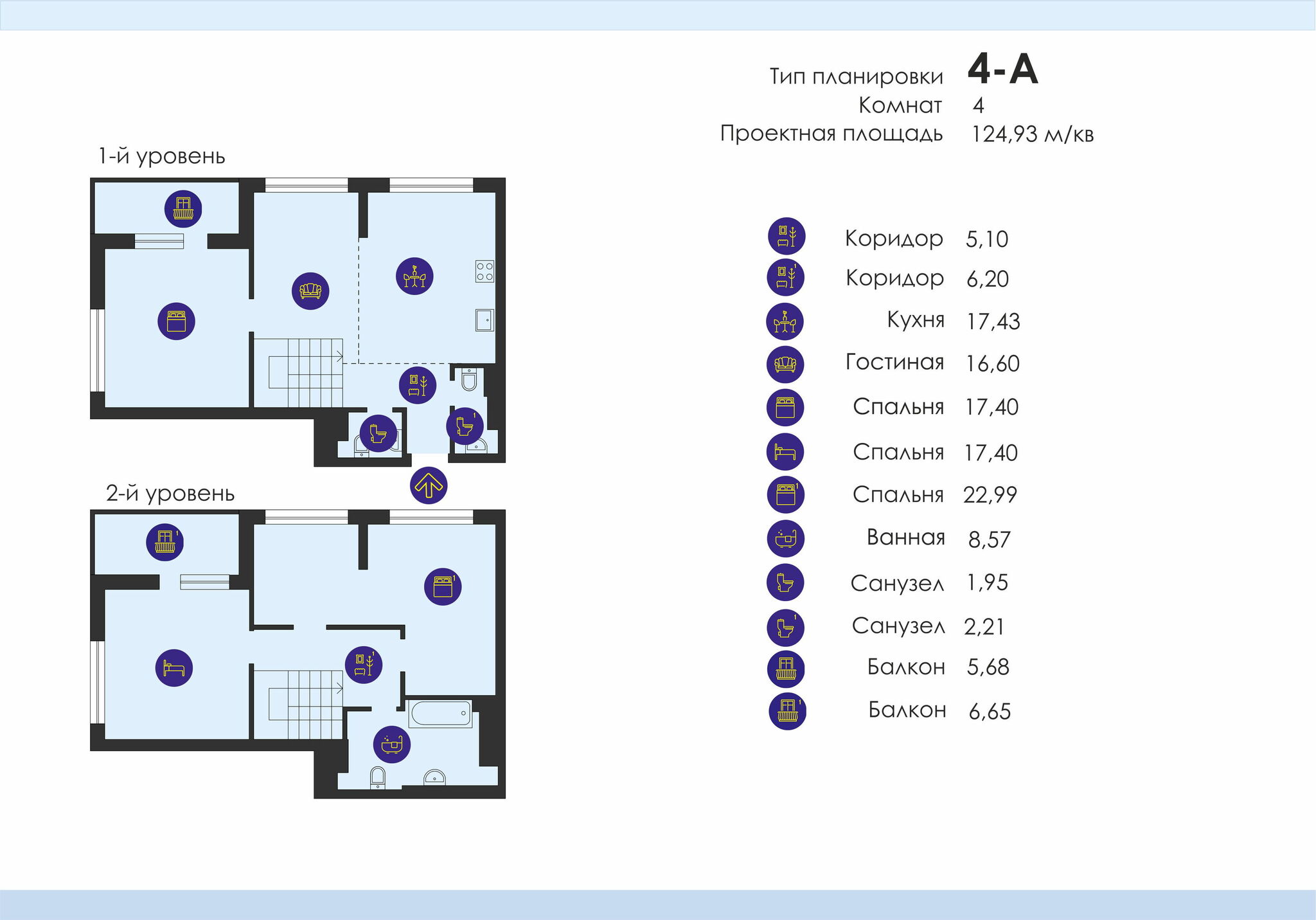 4-комнатная 124.93 м² в ЖК Урловский-1 от 29 756 грн/м², Киев