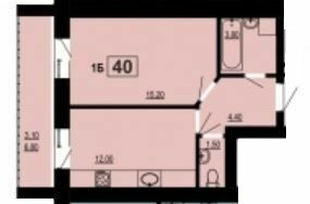 1-комнатная 40 м² в ЖК на ул. Галицкая от 12 400 грн/м², Ивано-Франковск