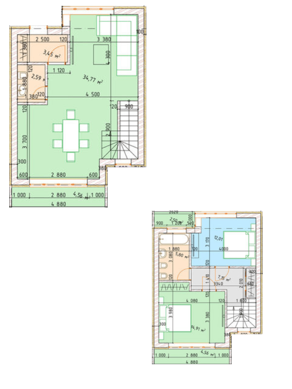 Таунхаус 100 м² в Таунхаусы Парковый городок от 13 800 грн/м², Винница