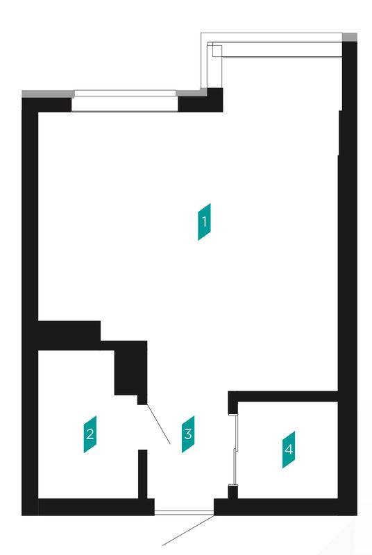 1-комнатная 35 м² в ЖК Manhattan от застройщика, Ивано-Франковск