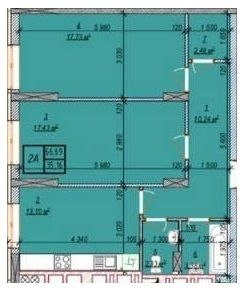 2-кімнатна 66.65 м² в ЖК Свобода від 17 000 грн/м², Хмельницький