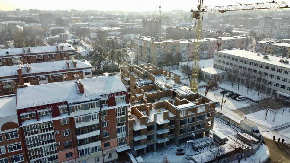 Ход строительства ЖК Оскар, янв, 2021 год