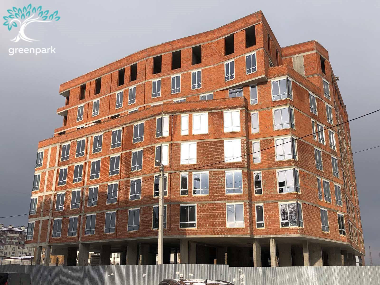 Ход строительства ЖК Green Park, янв, 2021 год