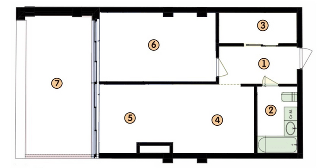 1-комнатная 55 м² в ЖК Henesi House от 31 900 грн/м², Киев