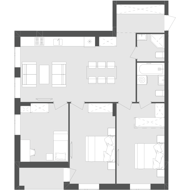 3-кімнатна 88.17 м² в ЖК Avalon Zelena Street від 20 000 грн/м², Львів