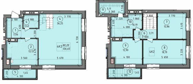 Дворівнева 126.65 м² в ЖК Французький бульвар від 14 650 грн/м², м. Вишгород