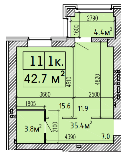 1-комнатная 42.7 м² в ЖК Suncity от 19 000 грн/м², Днепр