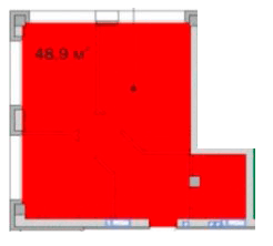 1-кімнатна 48.9 м² в ЖК Олімпійський від 21 500 грн/м², Дніпро