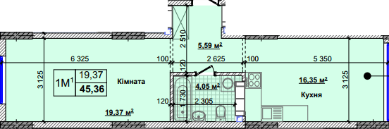 1-комнатная 45.36 м² в ЖК Новые Теремки от 18 500 грн/м², с. Новоселки