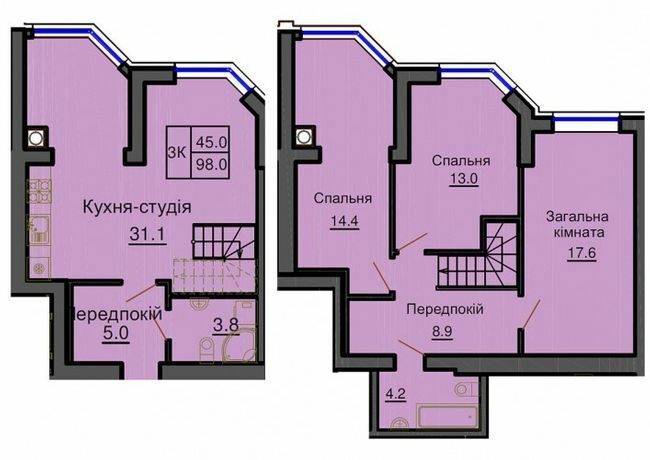 3-кімнатна 98 м² в ЖК Софія Клубний від 30 000 грн/м², с. Софіївська Борщагівка