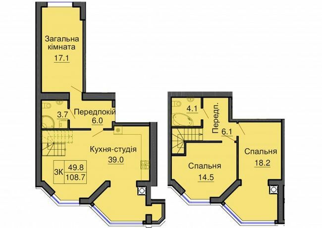 3-кімнатна 108.7 м² в ЖК Софія Клубний від 30 000 грн/м², с. Софіївська Борщагівка