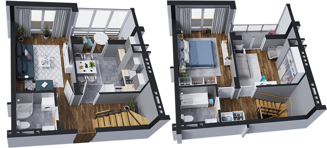 Дворівнева 82.4 м² в ЖК Baker Street від 15 100 грн/м², м. Новояворівськ