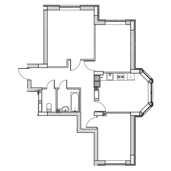 3-кімнатна 71.8 м² в ЖК City Park від 21 000 грн/м², м. Ірпінь