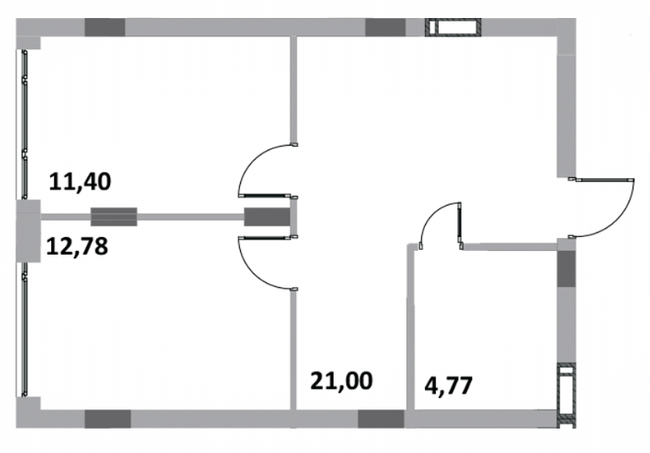 2-кімнатна 49.95 м² в ЖК Green Side від 21 000 грн/м², м. Ірпінь