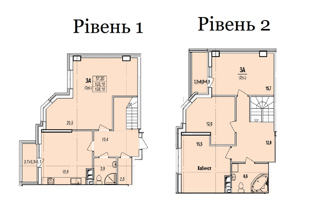 Дворівнева 128.1 м² в ЖК Дмитрівський від 18 100 грн/м², Одеса