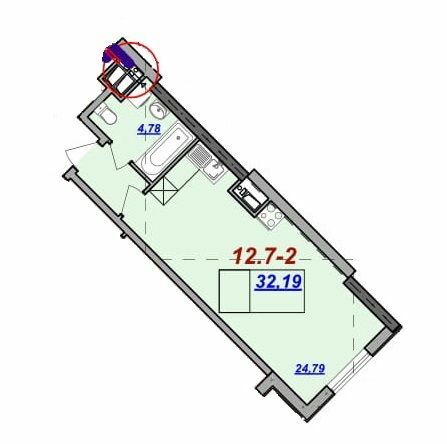 1-кімнатна 32.19 м² в ЖК Мілос від 29 650 грн/м², Одеса