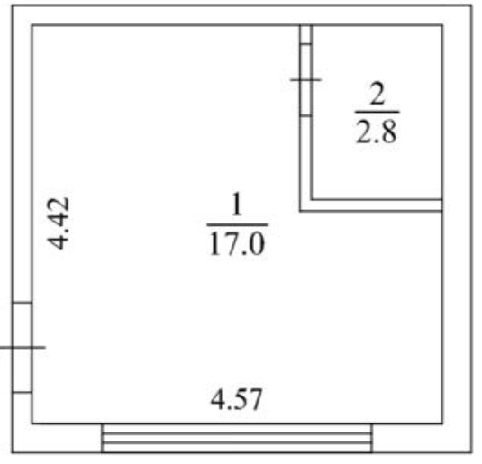 1-кімнатна 19.8 м² в ЖК Geneva від 22 500 грн/м², с. Софіївська Борщагівка