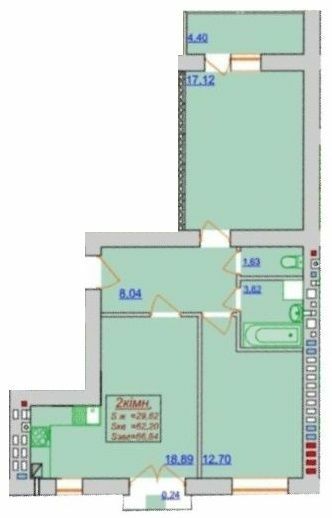 2-кімнатна 66.64 м² в ЖК Квартал Лемківський від 11 000 грн/м², Івано-Франківськ