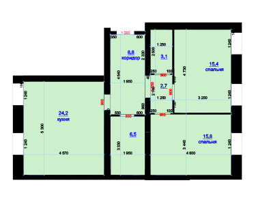 2-комнатная 76.5 м² в ЖК Княжий от 8 650 грн/м², г. Любомль