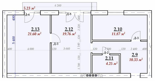 2-комнатная 71.4 м² в ЖК Сучасний от 15 500 грн/м², г. Мукачево