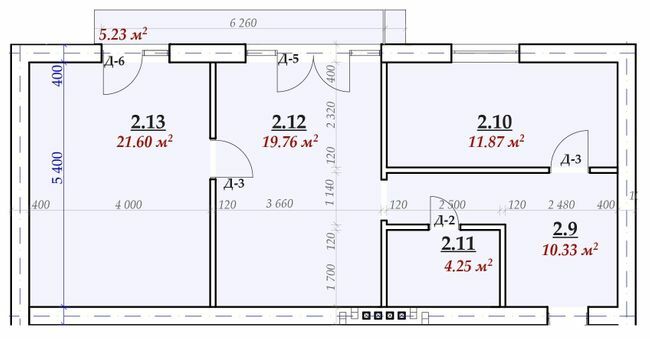 2-кімнатна 71.4 м² в ЖК Сучасний від 15 500 грн/м², м. Мукачеве