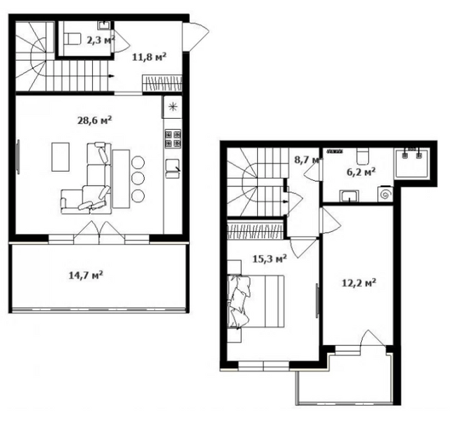 Двухуровневая 91.7 м² в ЖК Green Land от 30 350 грн/м², Ужгород