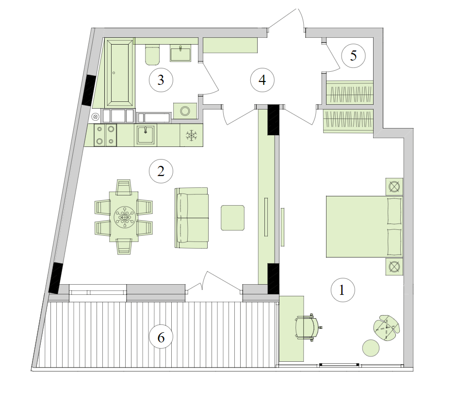 1-комнатная 60.25 м² в ЖК Park Lake City от 33 381 грн/м², с. Подгорцы