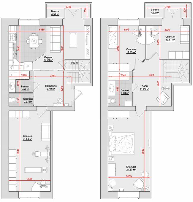 Двухуровневая 146 м² в ЖК на ул. Троицкая, 74 от 18 650 грн/м², г. Кременчуг