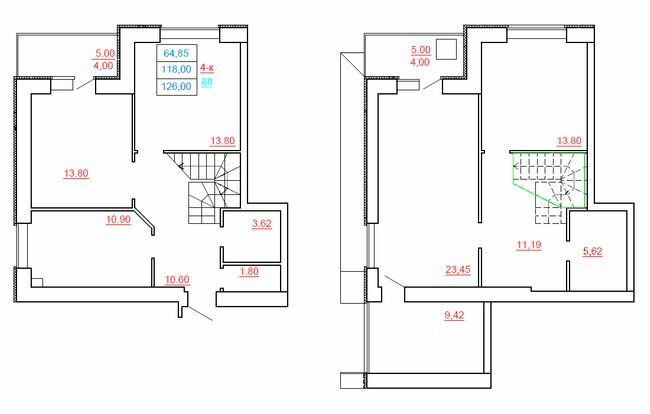 Дворівнева 126 м² в ЖК Острів від 10 300 грн/м², м. Миргород