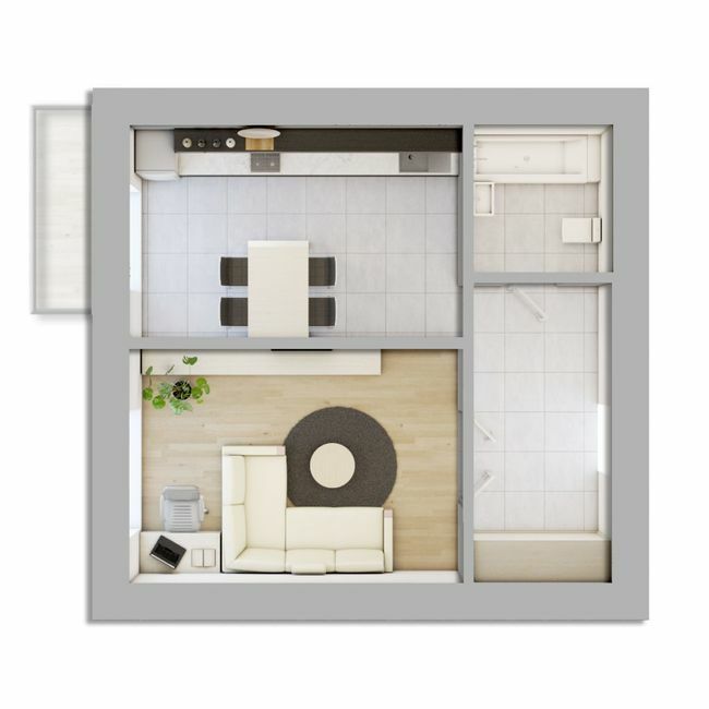 1-комнатная 42.71 м² в ЖК На Щасливому от 18 550 грн/м², Ровно