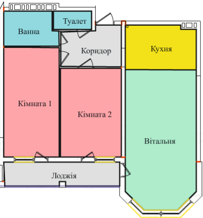 2-кімнатна 74.75 м² в ЖК на просп. Злуки, ЗА, 5А від 17 500 грн/м², Тернопіль