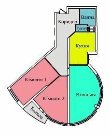 3-кімнатна 82.58 м² в ЖК на вул. Київська від 16 000 грн/м², Тернопіль