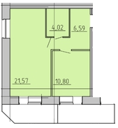 1-комнатная 48.5 м² в ЖК на ул. Гончая, 59, 61 от 14 500 грн/м², Чернигов