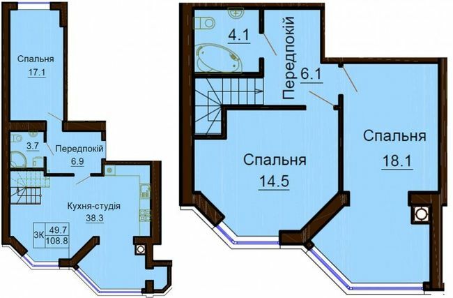 Дворівнева 108.8 м² в ЖК Софія Клубний від 30 000 грн/м², с. Софіївська Борщагівка